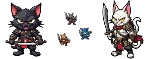 guerreiros gatos fixes onde detalhe encontra o pixel
