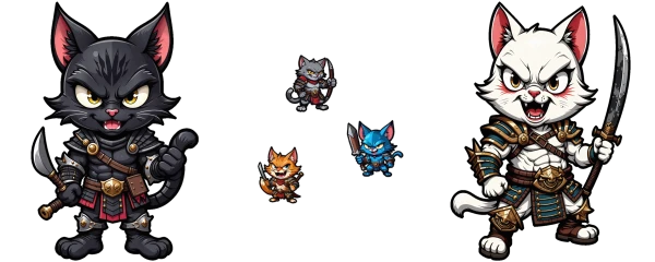 guerreiros gatos giros aprovam a guerra