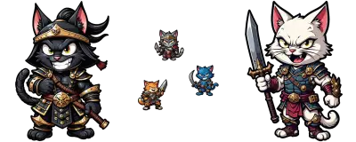havalı kedi savaşçılar ve onların rakip grupları