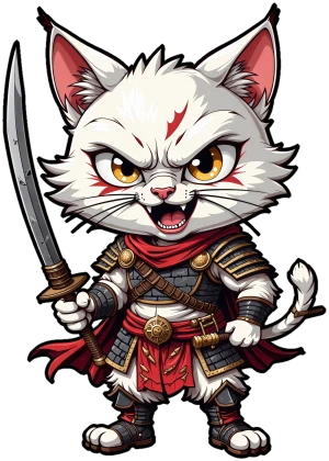 desafio do guerreiro gato branco do selo carmesim
