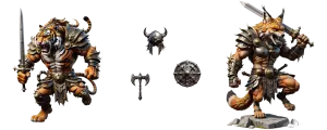 a warrior's choice for angry animal gladiators