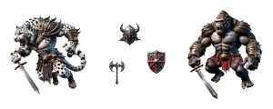a phantom arsenal awaits angry animal gladiators